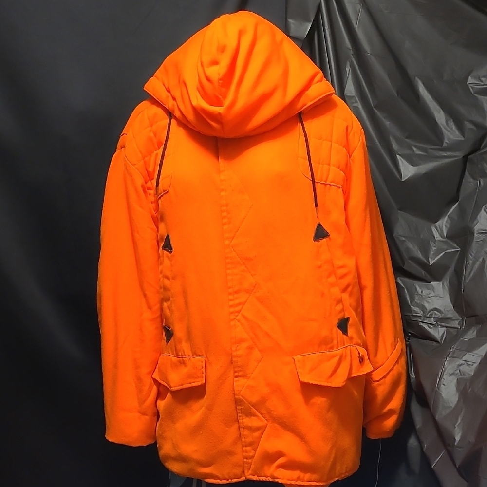 Vintage Sears Outdoorsman Canada Winter Jacket. Sz L- Xl ?Removable Hooded